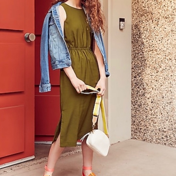 J. Crew Dresses J Crew Buttonback Midi Dress Poshmark